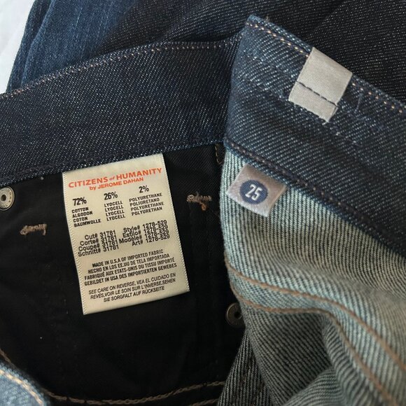 Citizens of Humanity Ava Low Rise Straight Leg Jeans Size 25 Women's Denim NWT - Picture 7 of 9